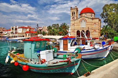 Aegina island greece