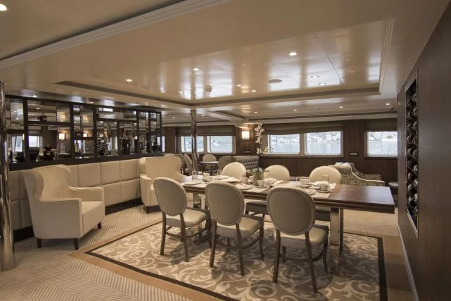 lounge for VIP Package Athens One Day Cruise